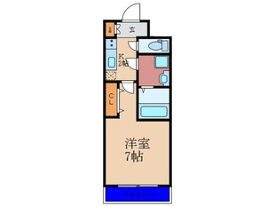 ﾌｧｰｽﾄｽﾃｰｼﾞ梅田WEST(1504)の物件間取画像